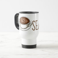Seattle Washington WA Coffee Shop Latte Barista