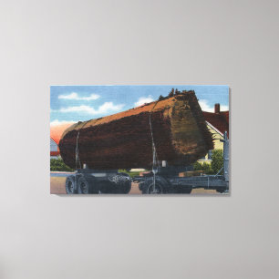 Seattle, WashingtonGiant Klotz unterwegs zur Mühle Leinwanddruck
