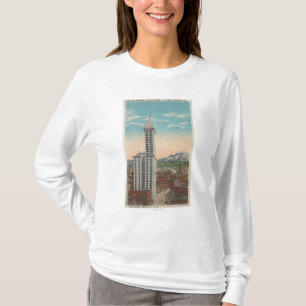 Seattle, WASmith Turm-Ansicht u. der Mount Rainier T-Shirt