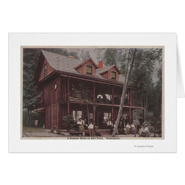 Seattle, WASummer Home à Alki Point Beach (Devant horizontal)