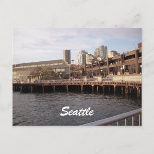 Seattle Waterfront 2009, Seattle Postkarte