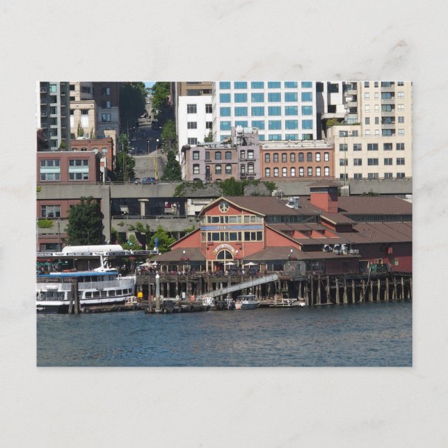 Seattle Waterfront.. Postkarte (Vorderseite)