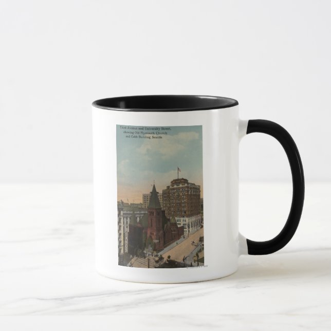Seattle, WAThird Avenue und University Streets Tasse (Rechts)