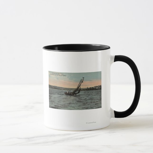 Seattle, WAYachting auf der Gewerkschaft des Sees Tasse (Rechts)