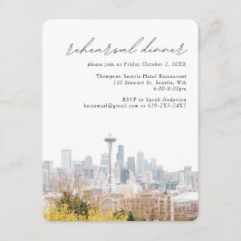 Seattle Wedding Kerry Park Skyline Probe Begleitkarte