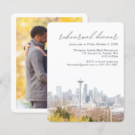Seattle Wedding Kerry Park Skyline Probe Begleitkarte