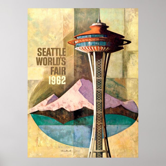 Seattle World's Fair 1962 Vintage Poster (Vorne)