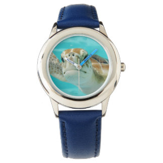 SEATURTLE. NIEDLICHE SCHALTFLÄCHE ARMBANDUHR