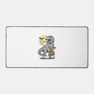 Seau de bonbons T-Rex momie Halloween Vecteur vint