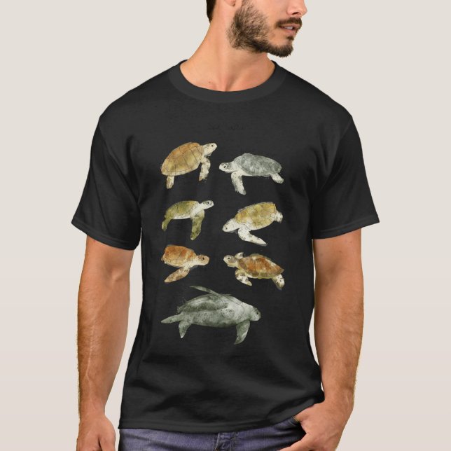 Seaurtles girl T-Shirt (Vorderseite)