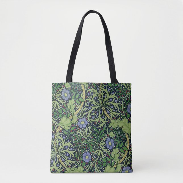 Seaweed cobalt thyme - William Morris Tasche (Vorderseite)