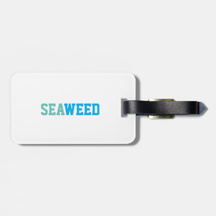 Seaweed Gepäckanhänger mit Lederband