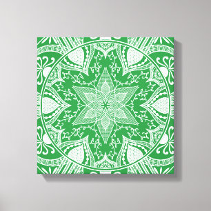 Seaweed Mandala Leinwanddruck
