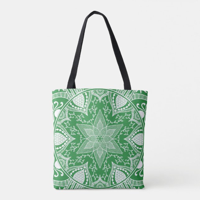 Seaweed Mandala Tasche (Rückseite)