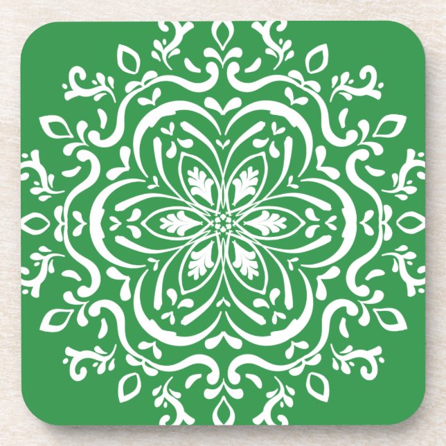 Seaweed Mandala Untersetzer (Vorderseite)