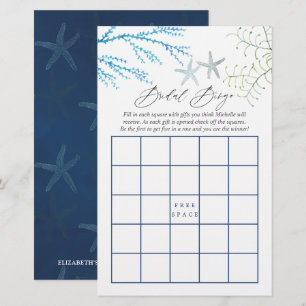 Seaweed Nautical Show Bingo Game