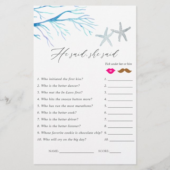 Seaweed Nautical Showspiel (Vorderseite)