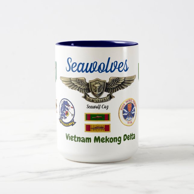 Seawolf-Tasse Zweifarbige Tasse (Mittel)