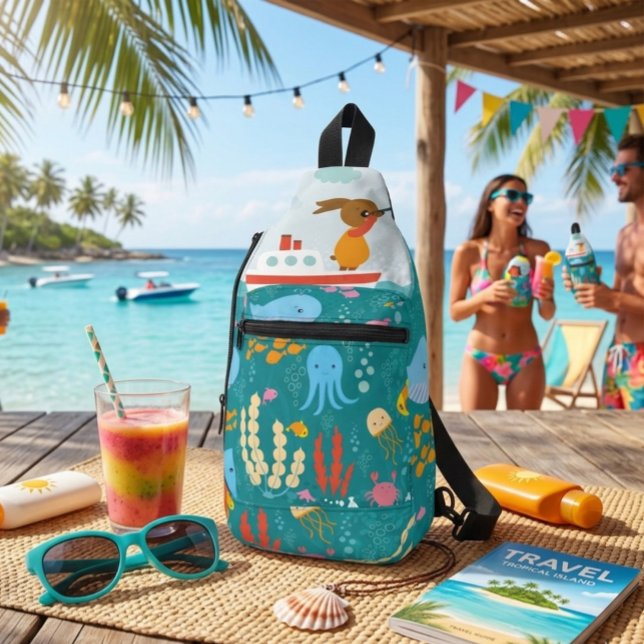 Seaworld Sack Crossbody Bag (Von Creator hochgeladen)