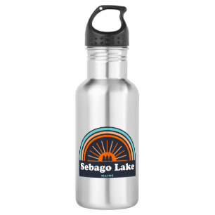 Sebago Lake Maine Rainbow Edelstahlflasche
