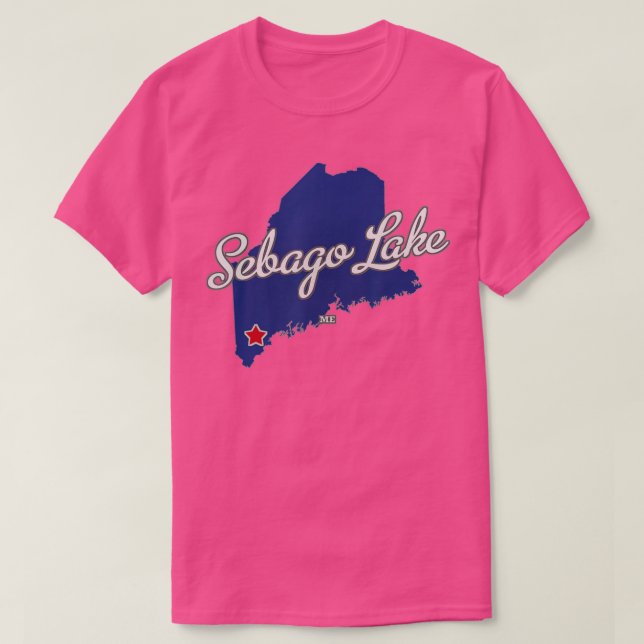 Sebago Lake Maine T-Shirt (Design vorne)