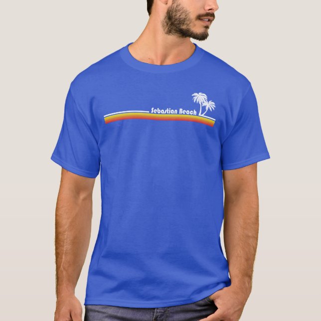 Sebastian Beach Fort Lauderdale Florida T-Shirt (Vorderseite)