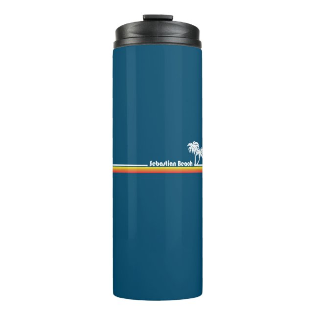 Sebastian Beach Fort Lauderdale Florida Thermosbecher (Vorderseite)