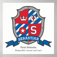 Sebastian Jungename Bedeutung Heraldik Schild Post