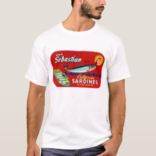Sebastian Sardine Etikett T-Shirt