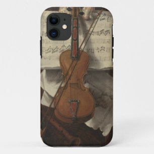Sebastiano Lazzari Trompe - Geige und Musiknoten iPhone 11 Hülle