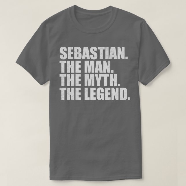 SebastianSebastian Name Sebastian Vorname T-Shirt (Design vorne)