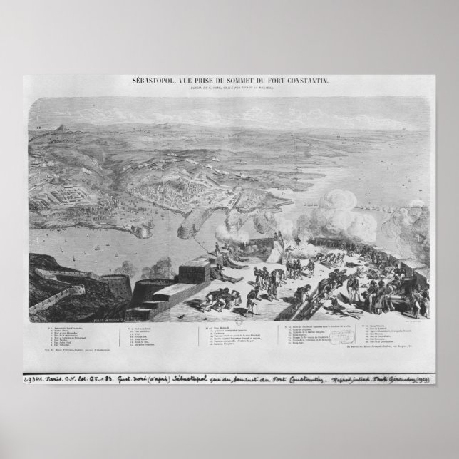 Sebastopol from Fort Constantin Poster (Vorne)