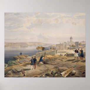 Sebastopol from the Rear of Fort Nicholas, plate f Poster