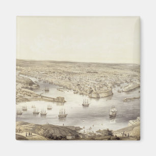 Sebastopol in seinem ganzem Ruhm, 1848, graviert Magnet