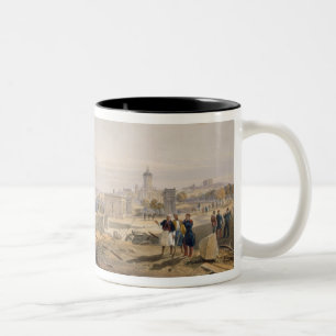 Sebastopol von der Rückseite des Forts Nicholas, Zweifarbige Tasse