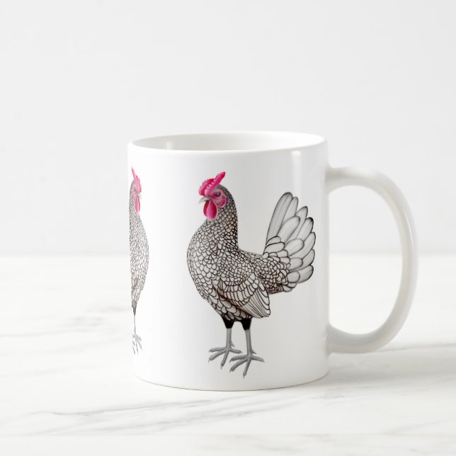 Sebright kleine Hahn-Tasse Kaffeetasse (Rechts)