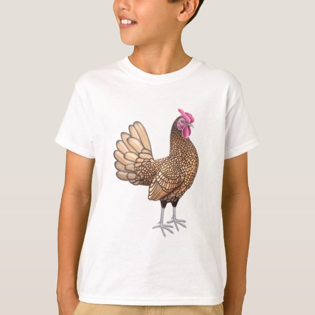 Sebright kleiner Hahn scherzt T - Shirt (Vorderseite)