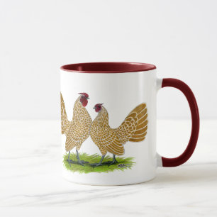 Sebrights Buff Laced Tasse