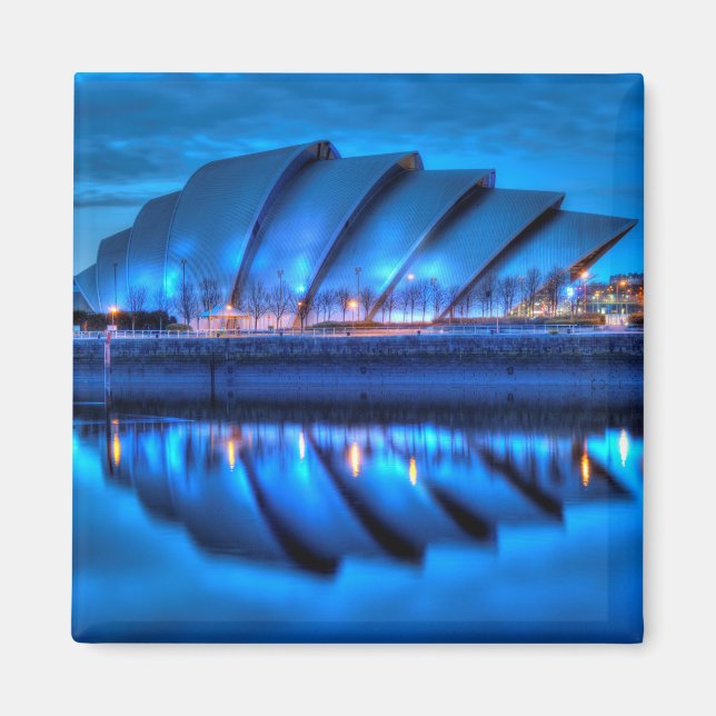 SEC Armadillo, Glasgow, Schottland Magnet (Vorne)