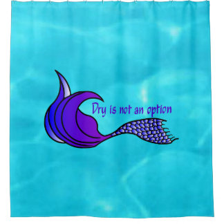 Sec N'Est Pas Une Option rideau de douche