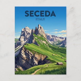Seceda Italien Postkarte