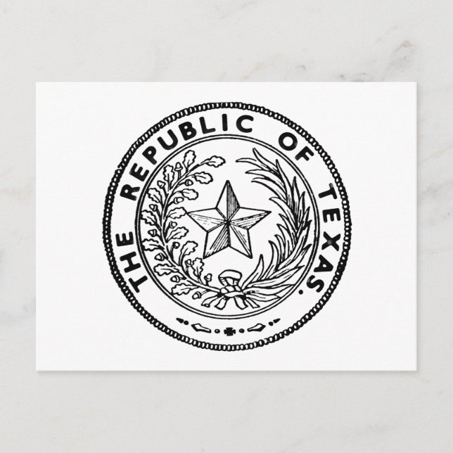 Secede Republic of Texas Postkarte (Vorderseite)