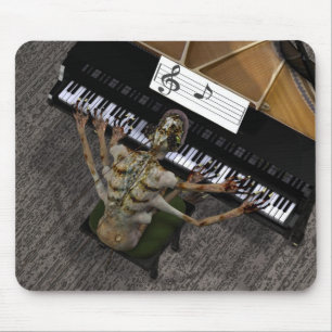 Sechs Arted Piano Player Mousepad