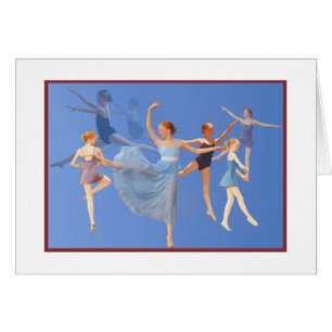 Sechs Ballerina-Tanzen