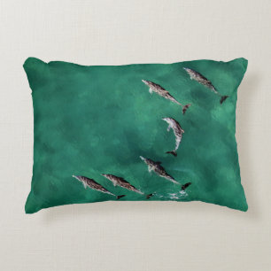 SECHS DOLPHINEN AM KALMWASSER DEKOKISSEN