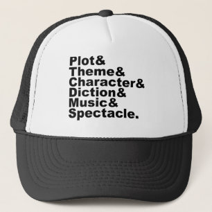 Sechs Elemente von Poetik und Drama von Aristotele Truckerkappe
