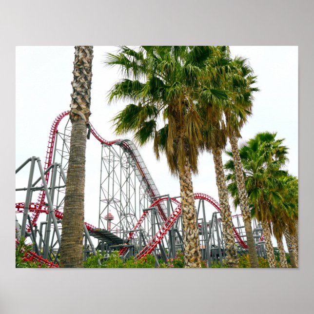 Sechs Fahnen Magic Mountain Poster (Vorne)