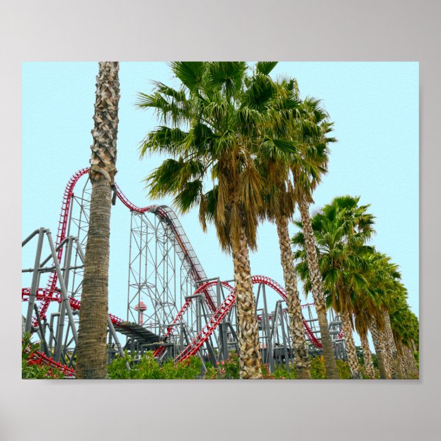 Sechs Fahnen Magic Mountain Poster (Vorne)