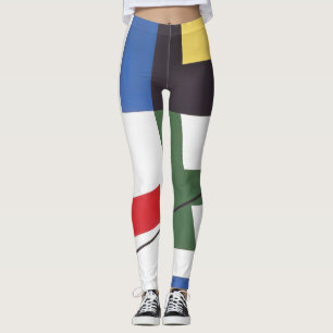 Sechs Flächen mit Kreuzen Sophie Taeuber-Arp Leggings