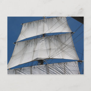 Sechs Gun Sails Postkarte